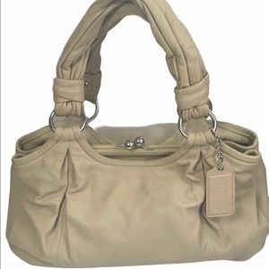 Coach leather shoulder bag!